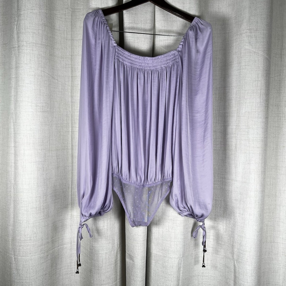 NEW! Intimately Free People Another Round Bodysuit Lavender Dust‎ Purple Small